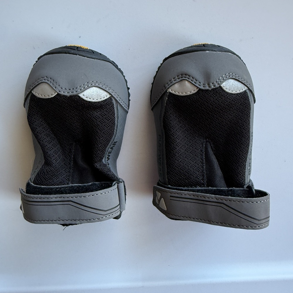 Ruffwear Grip Trex All-terrain Pet Dog Boots 1 Pair Dark Gray Black Mesh 5"